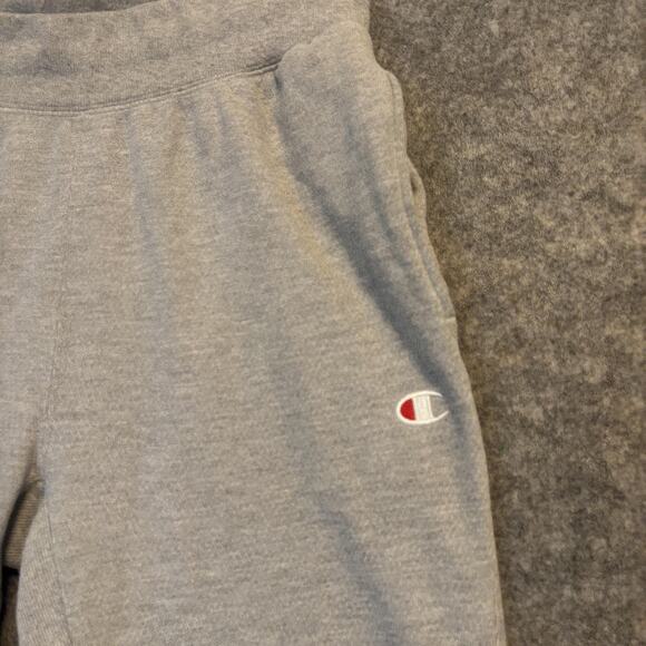 Champion Sweatpants Mens Medium Gray Reverse Weave Joggers Athletic Logo - Picture 4 of 13